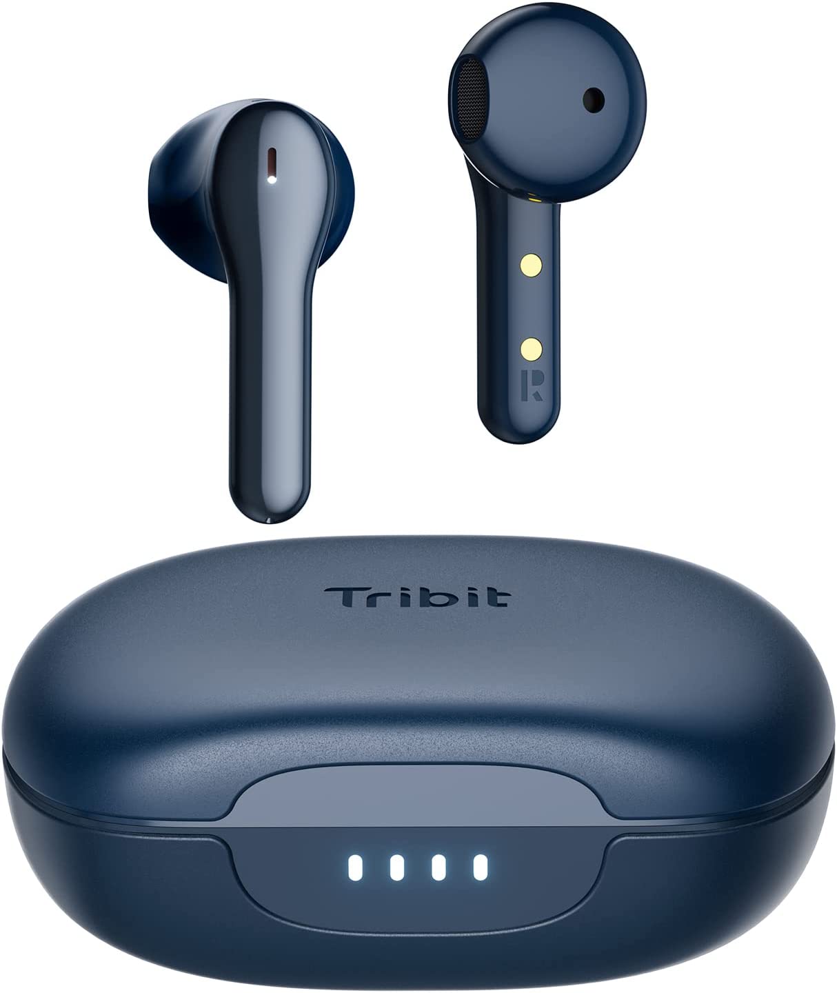 Безжични слушалки Tribit FlyBuds C2, 4 вградени микрофона ...